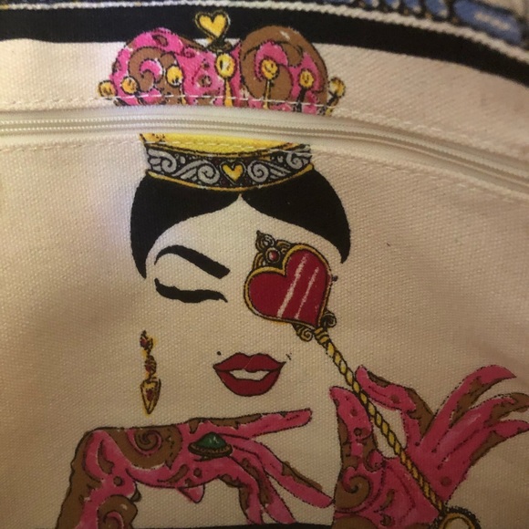 💗 Brighton’s Queen of Love Valentine’s Tote Bag - Picture 9 of 15